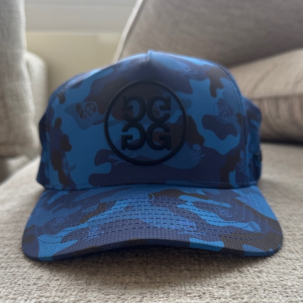 G/FORE Blue & Navy Camouflage Logo Baseball Cap
